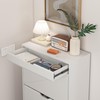 GLSCASA Shoe Cabinet with Shoe Cabinet with 3 Flip Drawers,