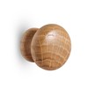 Gedotec PAOLO Furniture Knobs, Wooden Cabinet Knobs, Diameter 28 mm,