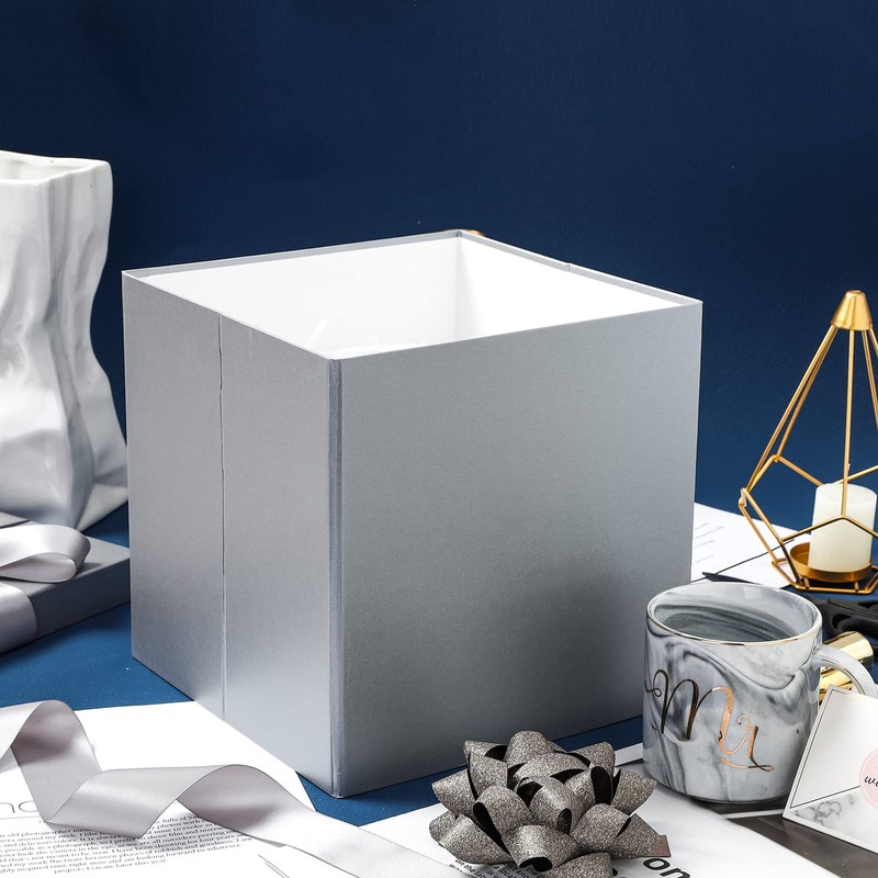 RUSPEPA Medium Birthday Gift Box with Lid, Bow and Tissue