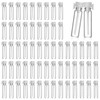 100PCS Empty Perfume Sample Bottles, Transparent Clear 1ml 1/4 Dram