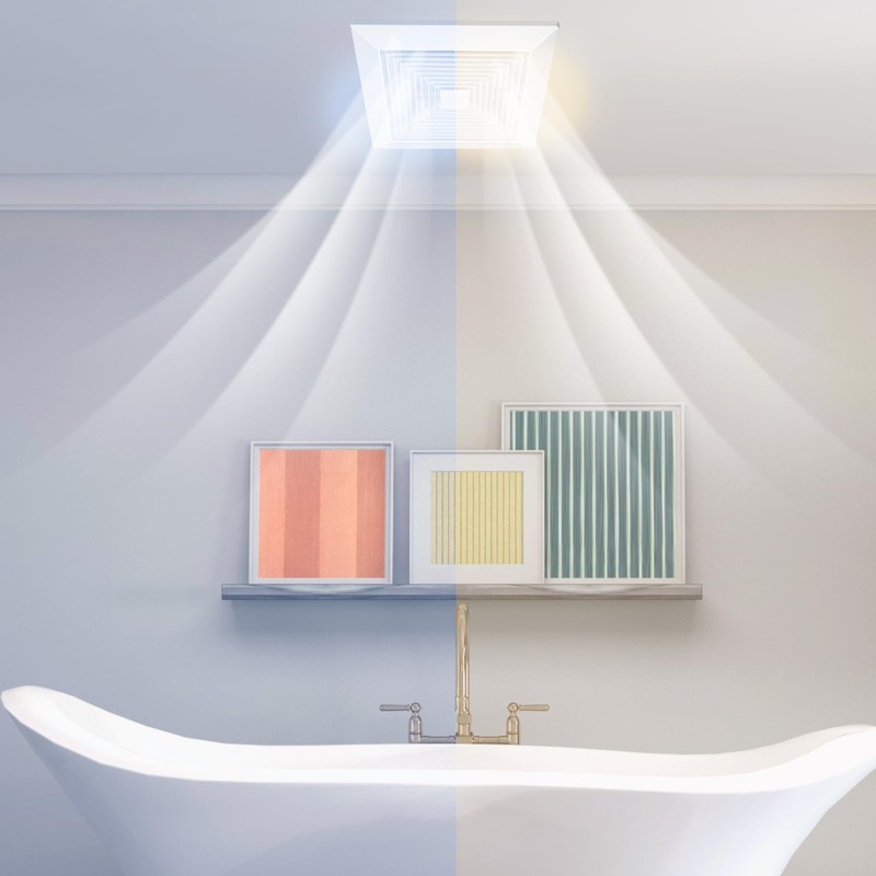 Baquler 1 Pcs Exhaust Bathroom Fan Cover 9.6 x 9.6''