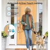 WiFi Deadbolt Smart Lock Fingerprint - HEANTLE Keyless Entry Front