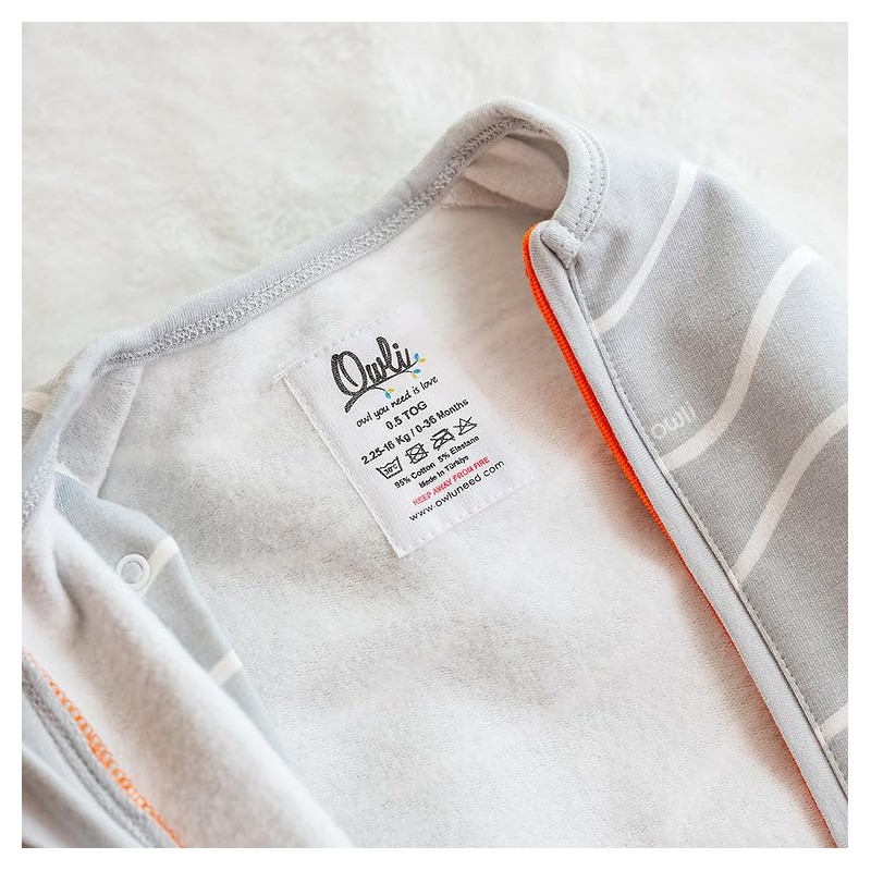 Owli Sleeping Guru Swaddle & Sleeping Bag (0.5 Tog, Wave)