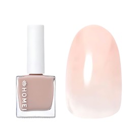 HoMei Nail Gel Strengthener for Women with Aloe Vera, Tea Tree Oil & Keratin from Japan for 5-in-1 Nail Set Including Base Coat, Hardener, Top Coat & Nail Care, No UV Light Needed, Nude Pink