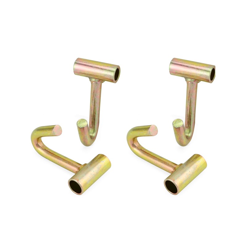 QWORK 4 Pack 2" Heavy Duty Tie Down J Hook