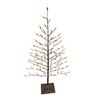Holiday Bright Lights LED35STK96WW LED Flat Stick Snow Covered Tree,