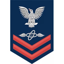 Aviation Electronics Technician ( AT ) 2nd Class E-5 Rank 5.5" Sticker / Decal