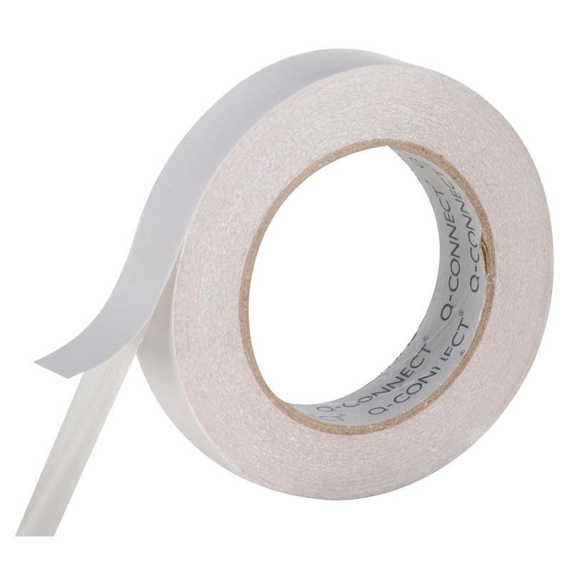 Q-Connect Q-Connect Clear Double-Sided Tape, 25 mm KF02221 - Pack