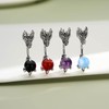 Oufer 14G Dragon and Claw Belly Button Ring - Color: