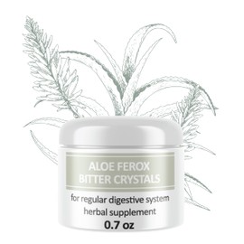 JDBotanics Aloe Ferox Bitter Crystals | Powerful 100% Organic Laxative and Gut Health Supplement | Wild Harvested in South Africa