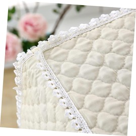 TEHAUX Delicate Washer Cover Durable Automatic Washing Machine Protector Beige Space Saving Design for Dust Isolation Home Decoration Accessories