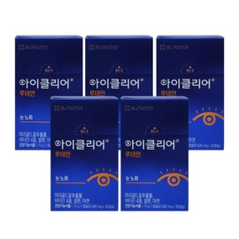 Chong Kun Dang Health iClear Lutein 500mg x 30 Capsules Eye Love Eye Health 5 / 아이클리어 루테인 500mg x 30캡슐 눈사랑 눈건강 5개
