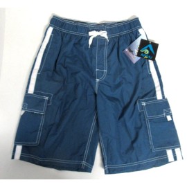 Kanu Surf Men's Barracuda Swim Trunks Board Shorts 7064 DENIM Blue -M