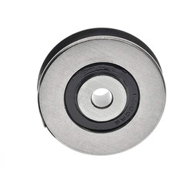 Stainless Steel Deep U-Groove Ball Bearing Pulley, Metal Pulley, Wheel Bearings, Wire Rope Pulley 8mm/0.3" Inner Dia,Outside 40mm Diameter