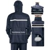 iCreek Rain Suit Waterproof Jacket and Trouser Suit Raincoat for