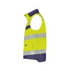 Bilbao Hi-Vis Jacket Yellow/Dark Blue