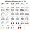 812Pcs Pin Connector Kit with Crimping Pliers - Terminal Pin