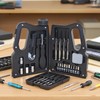 21-Piece Compact Tool Kit, Portable Repair Set with Screwdriver Bits,