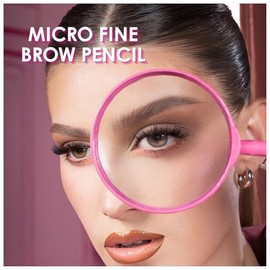 PINK UP | Micro Fine Brow Pencil | Delineador de Precisión Cejas | Delinea Peina y Maquilla | Larga Duración | No se corre | Efecto Microblading | Lap