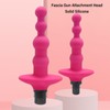 15‑16mm Caliber Massage Gun Attachment Head Silicone Waterproof Soft Fascia