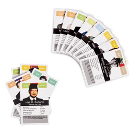 Tyrants and despots quartets card game with 32 of the most evil dictators in history (German version)