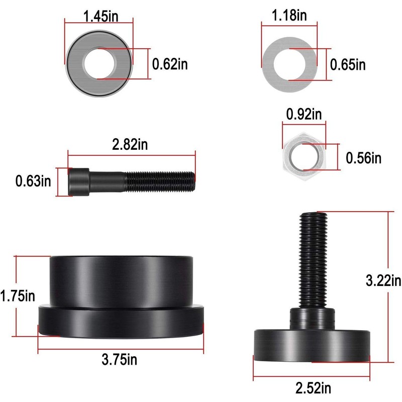 6.4L Crankshaft Front Seal Installer 303-1259 ZTSE4691 Fit for Ford