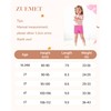 ZUEMET 3 Pack Baby Girls Bike Shorts Toddler Girl Athletic