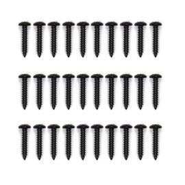 30 Pcs Black Interior Trim Screws #8 M4.2-1.41,fits for Ford Car/Truck F-150 Mustang Bronco Etc Most Models