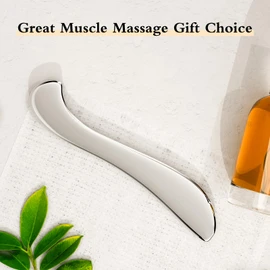 Stainless Steel Gua Sha Muscle Scraper Tool, Myofascial Scraping Tools for Physical Therapy, Lymphatic Drainage Massager, Soft Tissue Massage Tool