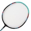 2PCS Badminton Rackets Iron Alloy Frame Integrated Shuttlecock Racquets for