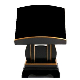 Sun Meney Viewing Stand (Past Book) Black Border Gold 3.0 Inch (Buddhist Article)