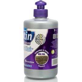 Crema para Peinar con Biotina y Queratina para Cabello Liso Suave 250 ml Incredible