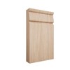 3 3/4"W x 6 1/2"H x 1"P Americraft Solid Hardwood