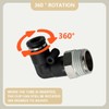 Bwintech 10 Pcs 10mm Tube to 1/8" Male BSP Thread