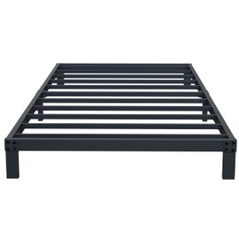 Upcanso 7 Inch Twin Bed Frames No Box Spring Need, Low Profile Metal Platform Twin Size Bed Frame, Heavy Duty Support Bedframes Twin, Easy Assembly