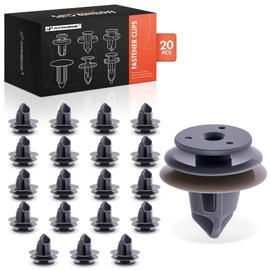 A-Premium 20PCS Nylon Door Interior Trim Panel Retainers Fasteners Clips Compatible with Honda CR-V CRV, Civic 2001-2011, Accord, Pilot, Odyssey, Fit, Ridgeline, Crosstour, S2000, Accord Crosstour