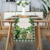 Celepaty Buffalo Plaid St. Patrick’s Day Table Runner, Shamrock Gnomes