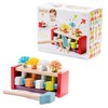 CUBIKA 13746 Wooden Toy Jumping Clowns, Colourful Motor Skills Toy