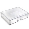 BINO | Stackable Storage Drawers, Shallow X-Large - Clear |