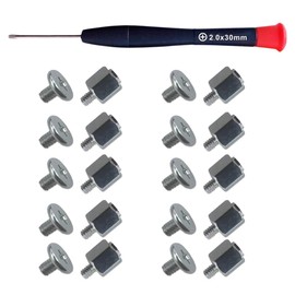 10 Pieces Vis M.2 SSD for Ordinateur PC ASU et Compatible Tournevis pour Fixation SSD M.2 NVMe on Motherboard