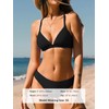 CUPSHE Bikini Set for Women V Neck Low Rise Crisscross