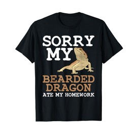 Funny Bearded Dragon Gift For Kids Boys Girls Lizard Lovers T-Shirt
