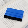 3Pcs Plastic Squeegee with Felt Edge, Decal Applicator Wallpaper Smoothing