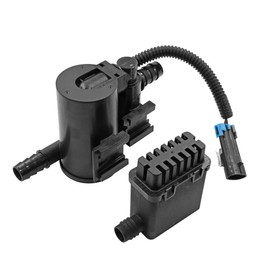 JOMOK 911-237 Vapor Canister Vent Solenoid Evaporative Emissions Canister Purge Valve Fits for Chevy for Silverado for GMC for Sierra 1500 2500 3500 2004-2010 Replaces 10357992 214-2082, Black