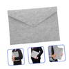 SEWACC Felt Document Carrier Bag with Button Closure Portable Organizer