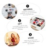 CAXUSD 7pcs Cosmetic Jewelry Storage Box Sections Organiser Makeup Case