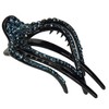 Beautiful Hair Horizontal Side Vance Clip With Beautiful Large Stones