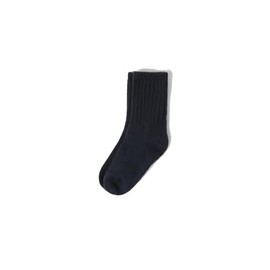 Polarn O. Pyret MEDIUM THICK RIB WOOL SOCKS (6-12YRS) - 8-10 years/Dark Sapphire