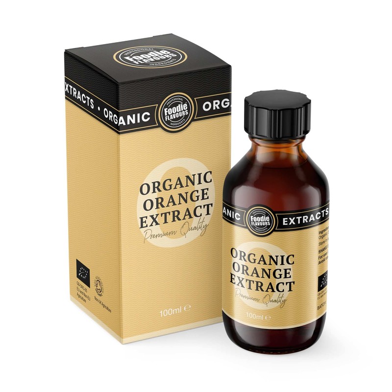 Foodie Flavours Organic Orange Extract - 100ml