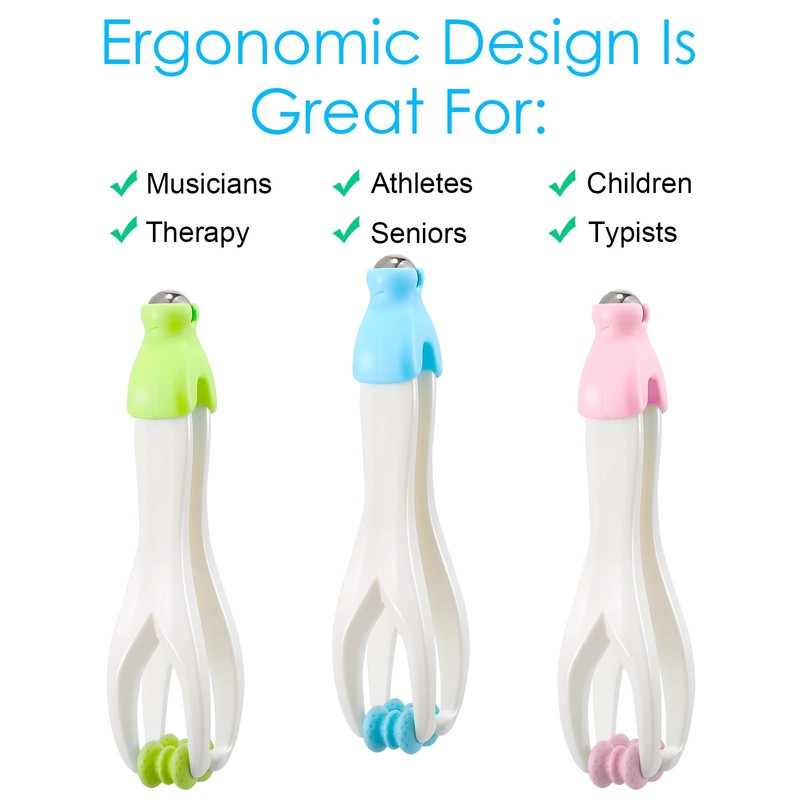 Nuanchu 3 Pieces Finger Wrist and Hand Massager Hand Massage